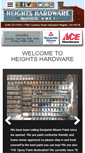 Mobile Screenshot of heightshardware.com